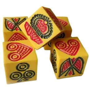 Langur Burja Dice 4 CM With Mat