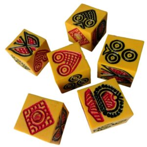 Langur Burja Dice 3.2 CM With Mat