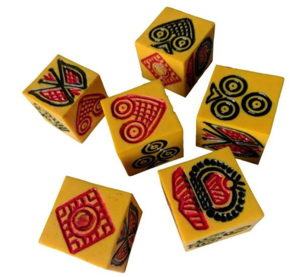 Langur Burja Dice 3.2 CM With Mat