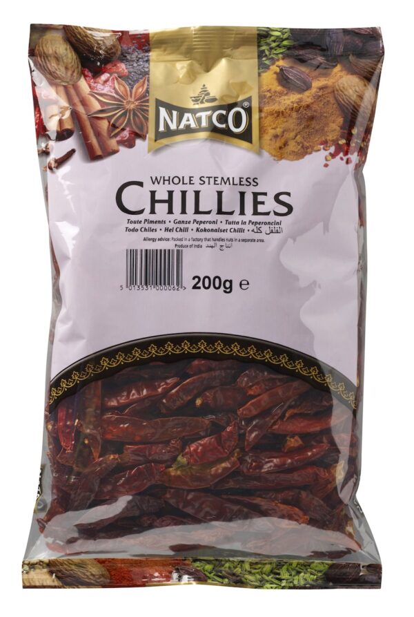 Natco Whole Round Chillies 80g