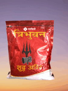 Pure Red Tika ( Aabir ).
